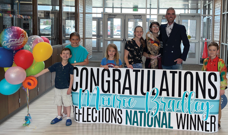 Monroe Bradley from Spring Canyon Middle Wins National PTA Reflections Award