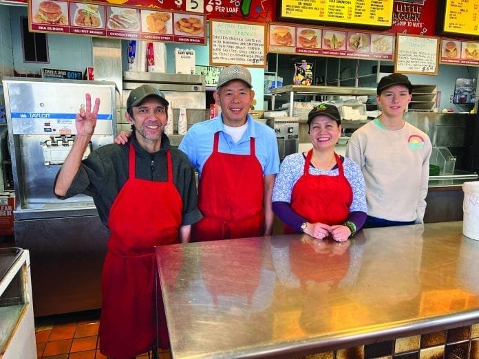 Staff that was on duty day of photo: L to R Hien Nguyen, Hung Luu, Ngoc Pham, Sydnie Paice