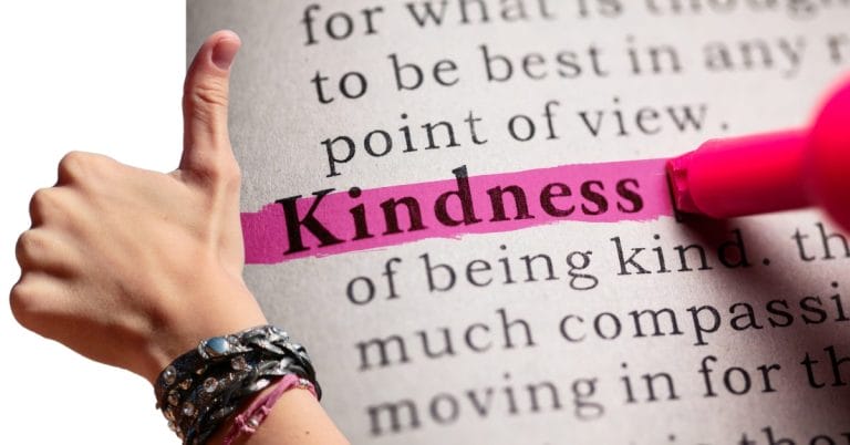 Kindness equals positivity