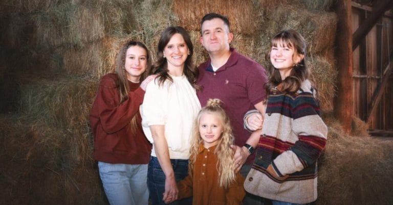 Jared and Patricia Sorensen with their three children Meg (18), Cali (15), and Jovie (8)