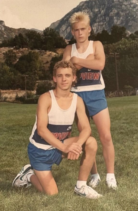 Mike and Brian Laney, circa 1995.