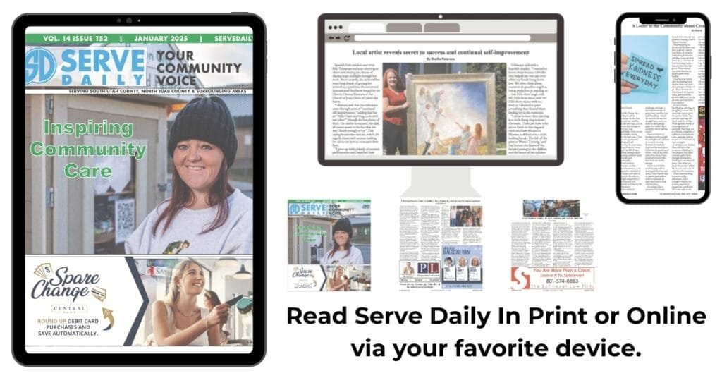 Read Serve Daily in Print or Online January 2025 Issue 152.