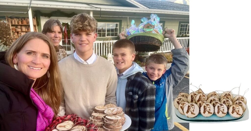 Weaver family of Goshen creates Giving Tree Ornaments