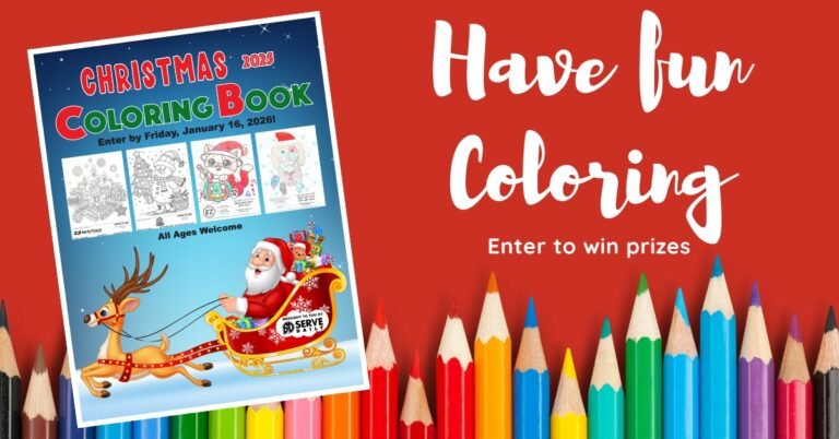 Christmas Coloring Contest 2025 – Print at Home