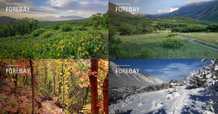 Scenic view of the Forebay Recreation Area trails in Payson, Utah, protected by a new conservation easement.