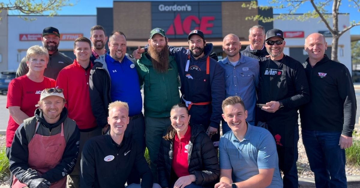 Gordon's Ace Hardware staff volunteer many hours each year to make a positive impact in the community.