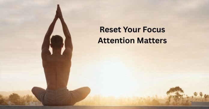 A person peacefully unplugging from digital noise to focus on mindfulness and self-preparedness.