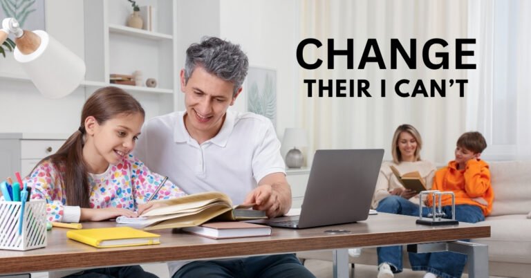 A parent encouraging a child, illustrating how to overcome failure using the mindset of Henry Ford.