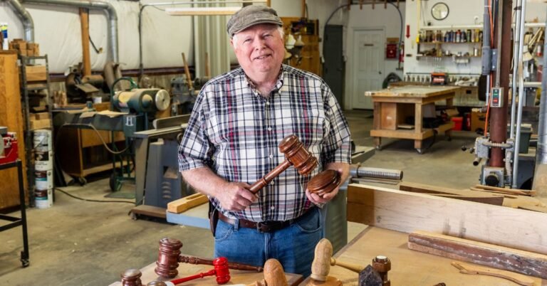 dave giles springville custom gavel maker