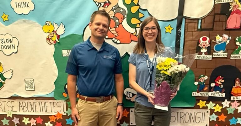 katie chadwick brookside elementary teacher of the year